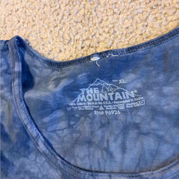 The Mountain Blue Tank Top with Bear and Abraham Lincoln - Picture 2 of 3